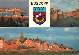 Delcampe - [-10%] FRANCE - Roscoff - Vieux Port - Tourelle De Marie Stuart - Jetée - Clocher - Eglise - Ville - Carte Postale - Roscoff