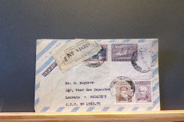 Delcampe - ZZ/247  LETTRE RECOMM. ARG. POUR LA BELG. 1958 - Briefe U. Dokumente