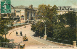 Delcampe - 69   LYON   GARE DE PERRACHE ET HOTEL TERMINUS - Lyon 2