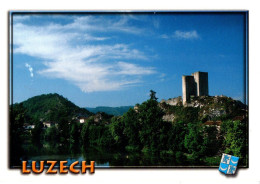 Delcampe - 46  LUZECH / VUE UNIQUE  /DONJON EPISCOPAL / BLASON - Luzech