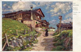 Delcampe - SAPPADA - PITTORICA DI PIO SOLERO - FORMATO PICCOLO - VIAGGIATA 1928 - (rif. A84) - Udine