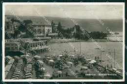 Delcampe - Croazia Croatia Abbazia Opatija Bagno Savoia Foto Cartolina RT6043 - Welt