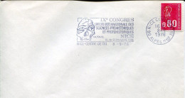 Delcampe - X9887 France, Special Postmark 1976 Nice, Congres International Sciences Prehistoriques Et Protohistoriques, Tautavel - Prehistory