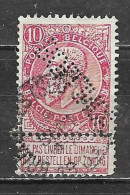 Delcampe - 58  Fine Barbe - Bonne Valeur - Perfo - Perfins - Oblit. - LOOK!!!! - 1863-09
