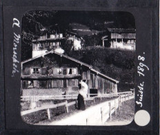 Delcampe - Suisse - Schwytz - MORSCHACH -  1898 -  Plaque De Verre Positive - Swiss - Switzerland - Glass Slides