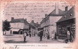Delcampe - 18 -  LES AIX D'ANGILLON - Place Nationale - 1903 - Les Aix-d'Angillon
