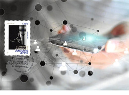Delcampe - FRANCE.CARTE MAXIMUM. N°207589. 27/04/2017. Cachet Paris. L'univers Connecté. Concours Lépine - 2010-2019