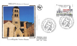 Delcampe - FRANCE. FDC. N°207309. 20/04/2013. Cachet Melun. La Collègiale Notre Dame, Melun. - 2010-2019
