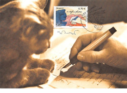 Delcampe - FRANCE.CARTE MAXIMUM. N°207640. 4/11/2016. Cachet Paris. Les Plumes D'écriture. Colette Stylo à Plume . Signé - 2010-2019