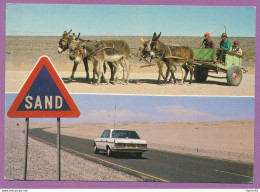 Delcampe - SWA / Namibia - Auf Pad - On The Road - Donkey Car - Mercedes W123 Auto - Namibia