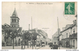 Delcampe - AVVP5-0235-95 - DEUIL - Place Et Rue De L'église - Deuil La Barre