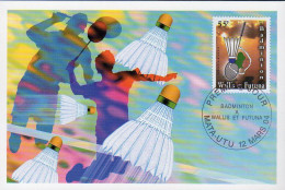 Delcampe - Wallis Et Futuna 0616 Fdc Babminton - Badminton
