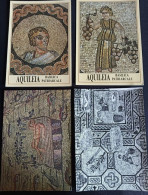 Delcampe - LOTTO 4 CARTOLINE ITALIA UDINE AQUILEIA MOSAICI Italy Postcards - Udine