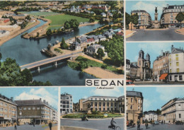 Delcampe - CARTOLINA  SEDAN ARDENNES FRANCIA VIAGGIATA 1972   X72 - Sedan