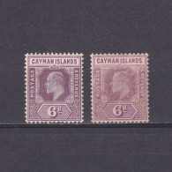 Delcampe - CAYMAN ISLANDS 1907, SG# 30-30a, CV £60, Shades, MH - Cayman Islands