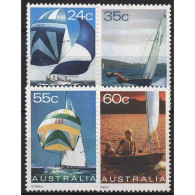 Delcampe - Australien 1981 Segelsport 772/75 Postfrisch - Ongebruikt