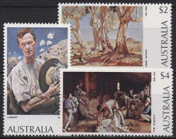 Delcampe - Australien 1974 Gemälde Schafscherer Bäume 546/48 Postfrisch - Ungebraucht