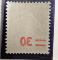 Delcampe - DD00 FRANCE   SURCHARGE 30 EN ROUGE  SUR   SEMEUSE VERSO  N°476 +VU M. BEHR + DISPERSION COLLECTION + - Sonstige & Ohne Zuordnung