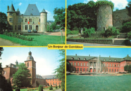 Delcampe - [-5%] BELGIQUE - Gembloux - Château - Maison Du Bailli - Tour - Rempart - Faculté Universitaire - Eglise - Carte Postale - Gembloux