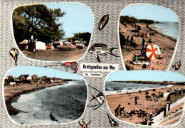 Delcampe - N°34668 W -cpsm Bretignolles Sur Mer --multivues- - Bretignolles Sur Mer