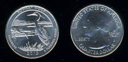Delcampe - USA Quarter 1/4 Dollar 2015 D, Bombay Hook - Delaware, KM#600, Unc - 2010-...: National Parks