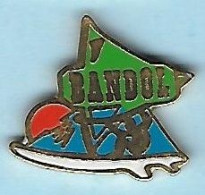 Delcampe - @@ Bateau Planche à Voile Ville De BANDOL Var PACA (2.1x2.4) EGF @@ma10b - Sailing, Yachting