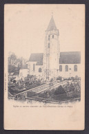 Delcampe - FRANCE, RPPC Postcard, Viry-Châtillon, Church And Old Cemetery - Viry-Châtillon