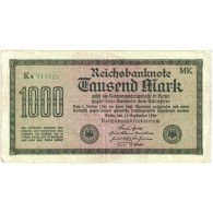 Delcampe - Allemagne, 1000 Mark, 1922-09-15, TTB - 1000 Mark