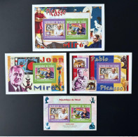 Delcampe - Tchad Chad Tschad 2013 Mi. 2672 - 2674 Bl. 541 - 542 Art Kunst Painting Pablo Picasso Juan Miro Chat Katze Cat - Picasso