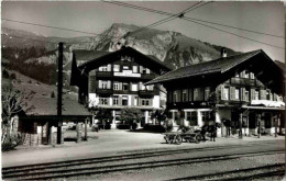Delcampe - Lenk - Hotel Wildstrubel Und Bahnhof - Lenk Im Simmental