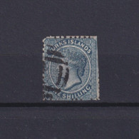 Delcampe - TURKS ISLANDS 1867, SG# 3, CV £60, Unwmk, Used - Turks E Caicos