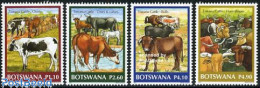 Delcampe - Botswana 2006 Tswana Cattle 4v, Mint NH, Nature - Animals (others & Mixed) - Cattle - Botswana (1966-...)