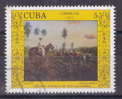 Delcampe - Timbre(s) Oblitéré(s) Cuba Année 1988 N° 2819 Thème Chevaux Tableaux Réf 9860 - Gebraucht