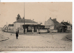Delcampe - Carte Postale Ancienne Brie Comte Robert - Rue De La Chaussée Et Rue De Paris - Brie Comte Robert