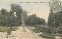 Delcampe - Sevran Chemin De Nonneville à Freinville Carte Colorisée - Sevran