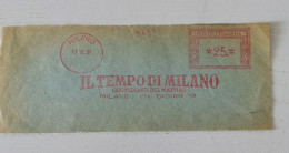 Delcampe - Il Tempo Di Milano - 1951 - Franking Machines (EMA)