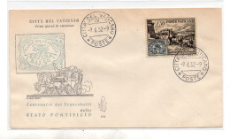 Delcampe - Vaticano FDC Venetia 1952 Carrozzella Non Viaggiata - FDC