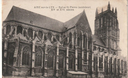 Delcampe - 62-Aire-sur-la-Lys Eglise Saint-Pierre Extérieur - Aire Sur La Lys