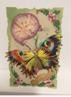Delcampe - PAPILLON #FG54699 AJOUTIS TISSUS CELLULOID PEINT A LA MAIN - Butterflies