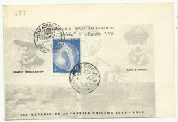Delcampe - Antartique Chilien: XIX Expedicion 1964-65, Enveloppe Numérotée - Sonstige & Ohne Zuordnung