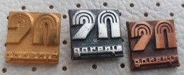 Delcampe - GORENJE Electric Industy 20 Years Logo Vinatge Slovenia Ex Yugoslavia Pins Ikom Zagreb - Marques