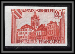 Delcampe - France N°1221 Traité Des Pyrénées Avesnes-s-Helpe Essai Proof Non Dentelé Imperf Sans Gomme No Gum (*) 1959 - Kleurproeven 1945-…