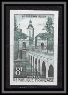Delcampe - France N°1105 Le Quesnoy Remparts Lac Vauban Porte Fortifiée 1957 Essai Proof Non Dentelé Imperf Sans Gomme No Gum (*) - Kleurproeven 1945-…