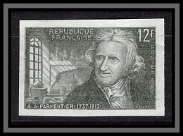 Delcampe - France N°1081 Baron Parmentier Chimie Chimist Essai Proof Non Dentelé Imperf Sans Gomme No Gum (*) 1956 - Kleurproeven 1945-…