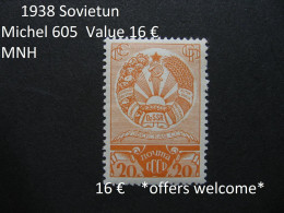 Delcampe - Russia Soviet 1938, Mi 605, MNH  [ 09 ],  Russland Soviet 1938, Russie Soviet 1938, Michel 605 - Ungebraucht