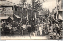 Delcampe - ALGERIE - SIDI BEL ABBES - La Rue De Montagnac - Sidi-bel-Abbes