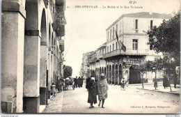 Delcampe - ALGERIE - PHILIPPEVILLE - La Mairie Et Rue Nationale - Skikda (Philippeville)