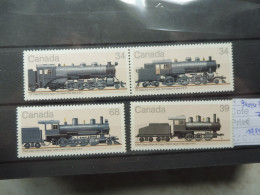 Delcampe - Canada  940/943 Mnh Neuf **  1985 Trains Trein Railways - Ungebraucht
