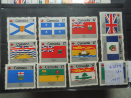 Delcampe - Canada  707 A/M Mnh Neuf **  1979 Drapeaux - Ungebraucht