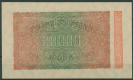 Delcampe - Dt. Reich 20000 Mark 1923, DEU-95i FZ PG, Fast Kassenfrisch (K1379) - 20000 Mark